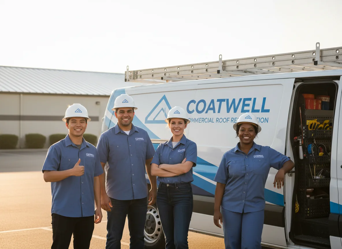 Commercial roof coating company in Saxe, VA